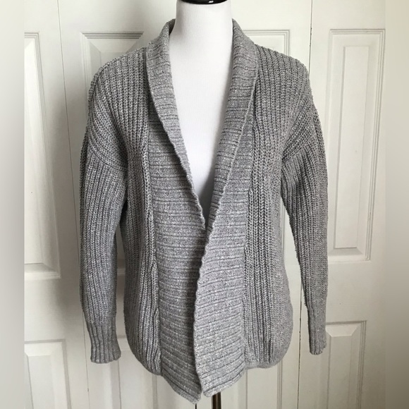 Banana republic Gray Open Cardigan Chunky Small - Picture 1 of 8
